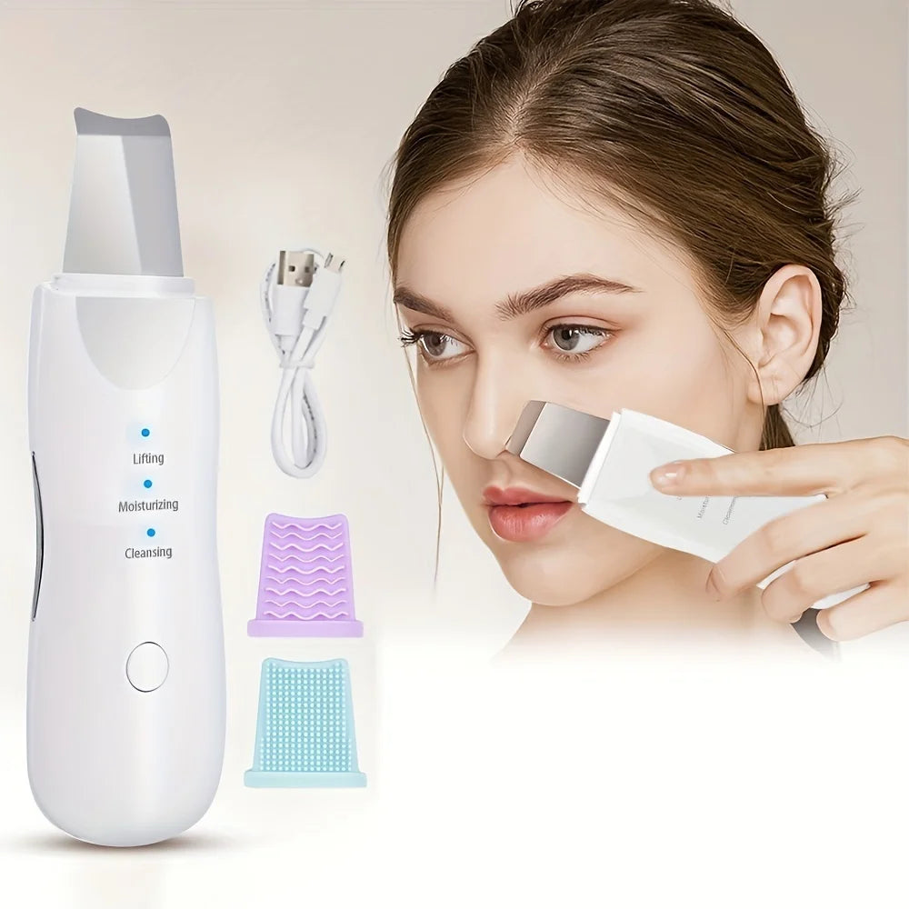 UltraSkin Pro - Peeling Ultrassônico Limpador Facial Rejuvenescedor